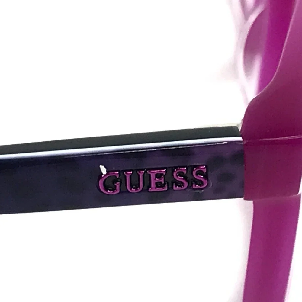 Guess Kids Eyeglasses Frame GU9158 081 Shiny Violet Rectangle Full Rim 46-15-130
